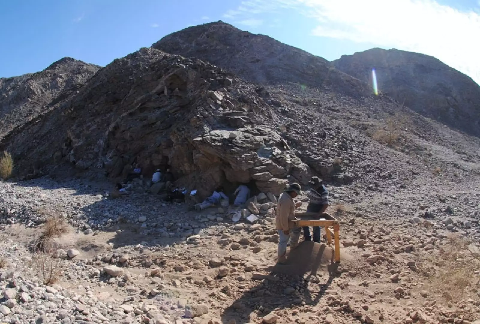 sitio arqueologico cucapa, en baja california