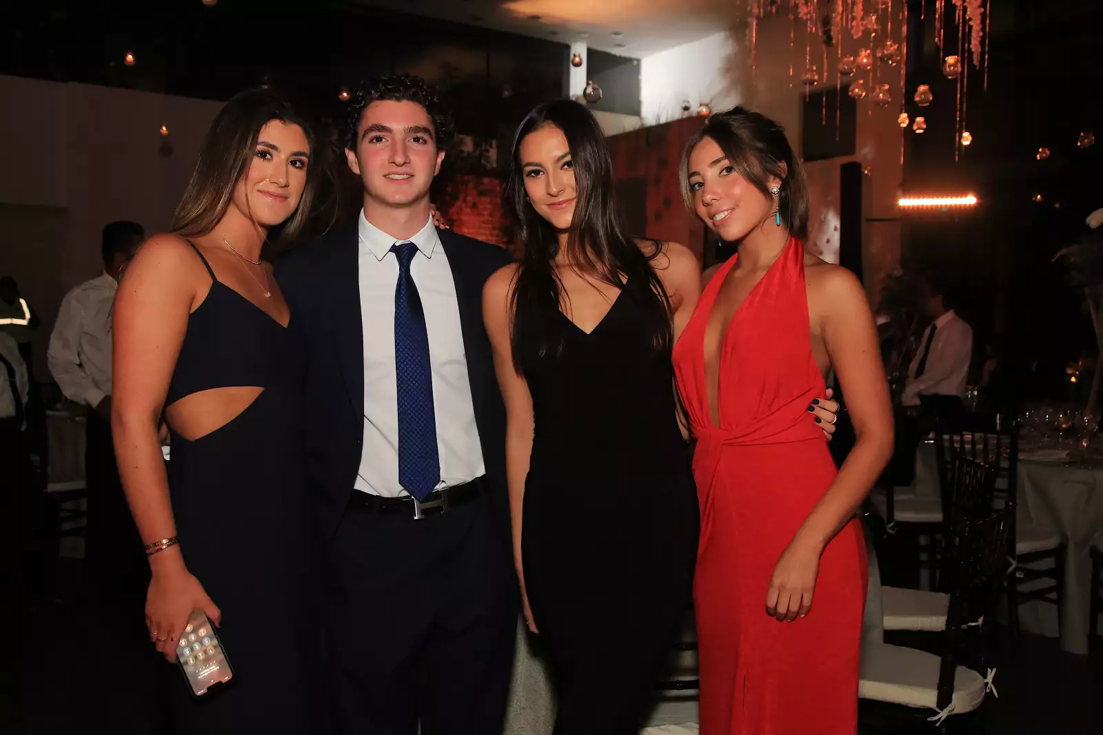 Natalia Torrado, Yamil Sesin, Micaela San Martín y Vera Chedrau