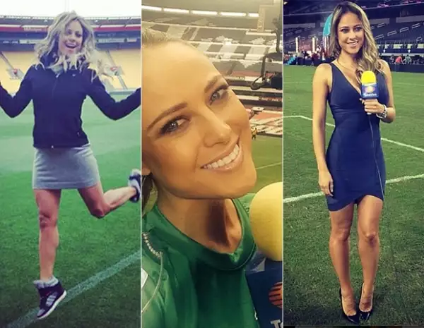 En su Instagram, Vanessa tiene fotos en estadios de todo el mundo.