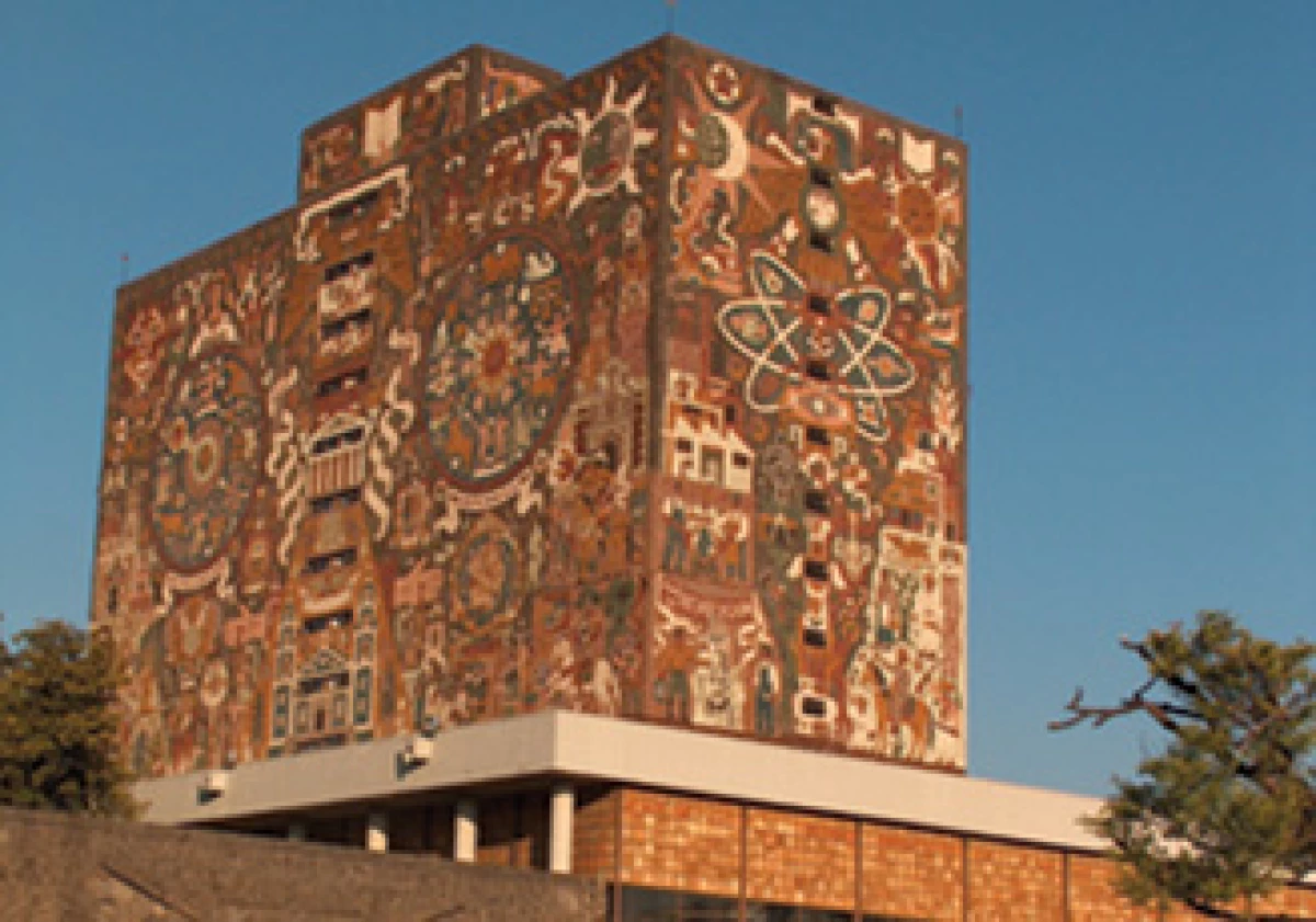 El mural ‘Representación histórica de la cultura’ (1952), en la Biblioteca Central de Ciudad Universitaria. (Foto: Cortesía SXC)