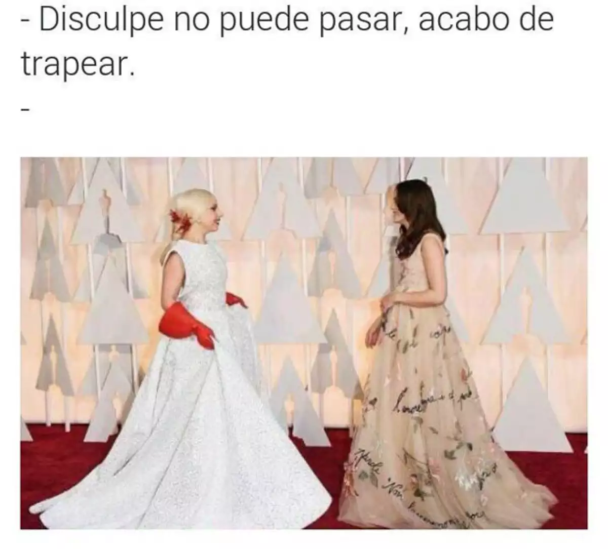 Los guantes de Lady Gaga no ayudaron mucho para para las burlas.