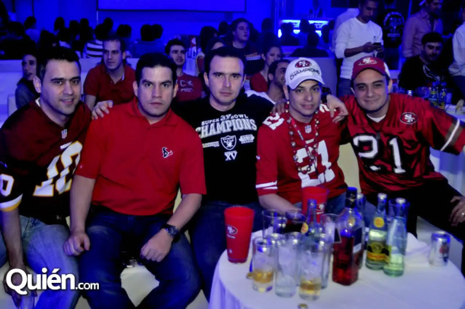 Jesús Lavín, Roberto Gutiérrez, Adán Carreón, Enrique Catalán y Jorge de los Santos