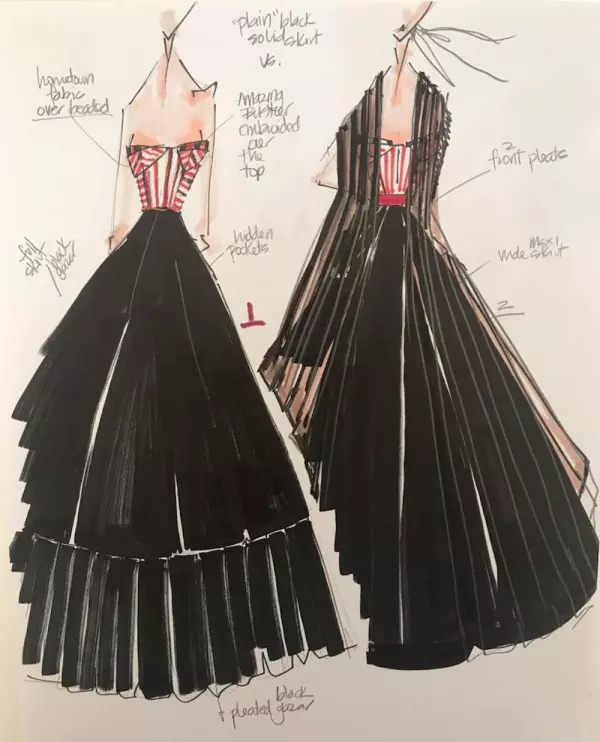 Diseño para Yalitza Aparicio por Sandra Weil