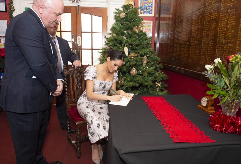 Meghan Markle en Brinsworth House 2018
