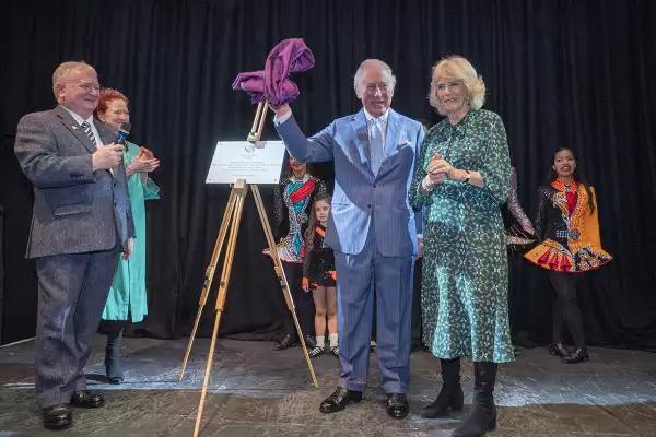 The Prince of Wales And The Duchess of Cornwall Visit The Irish Cultural Centre