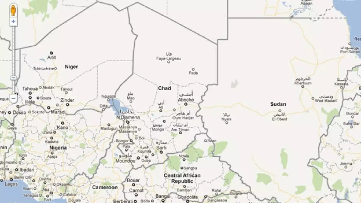 sudan google maps