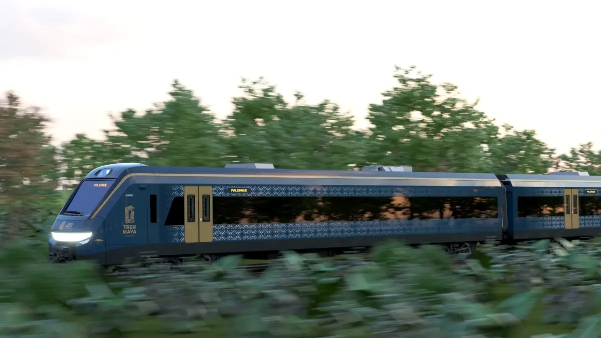Carros del tren maya