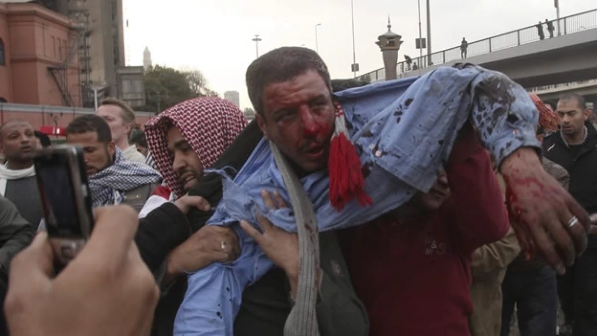 Violencia en Egipto Tahrir