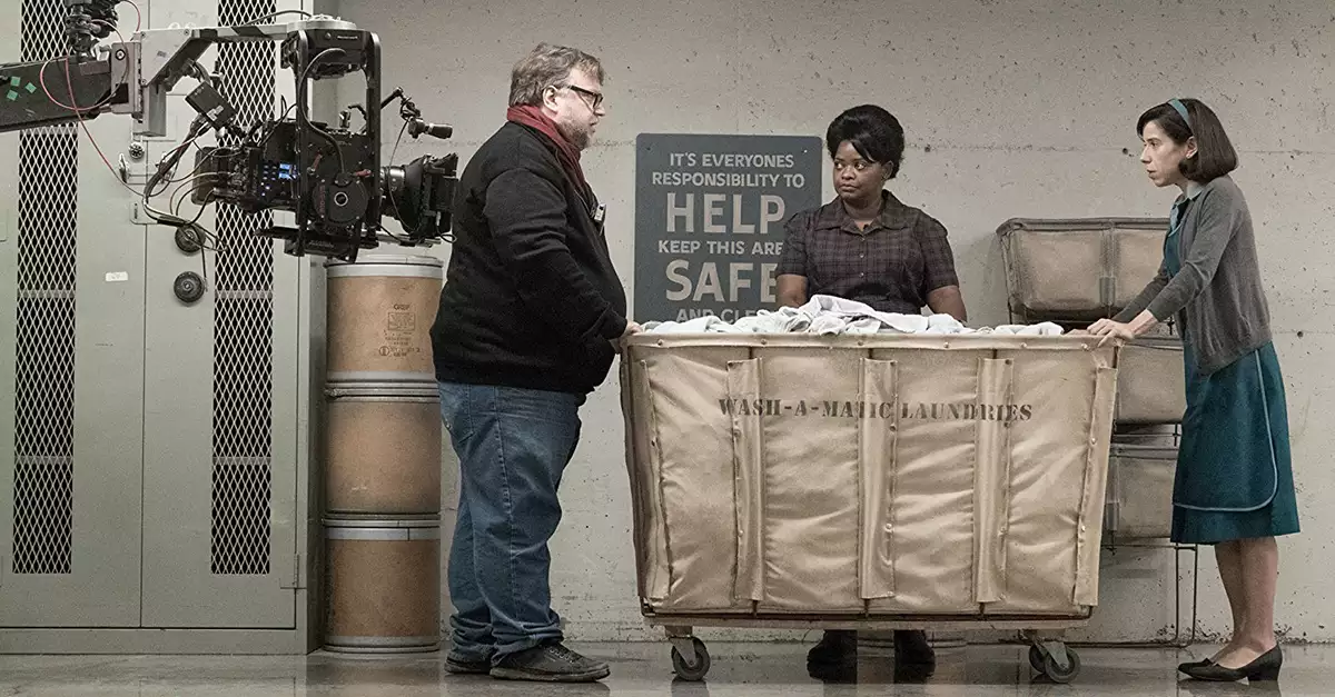 Guillermo del Toro en el set de 'Shape of Water'