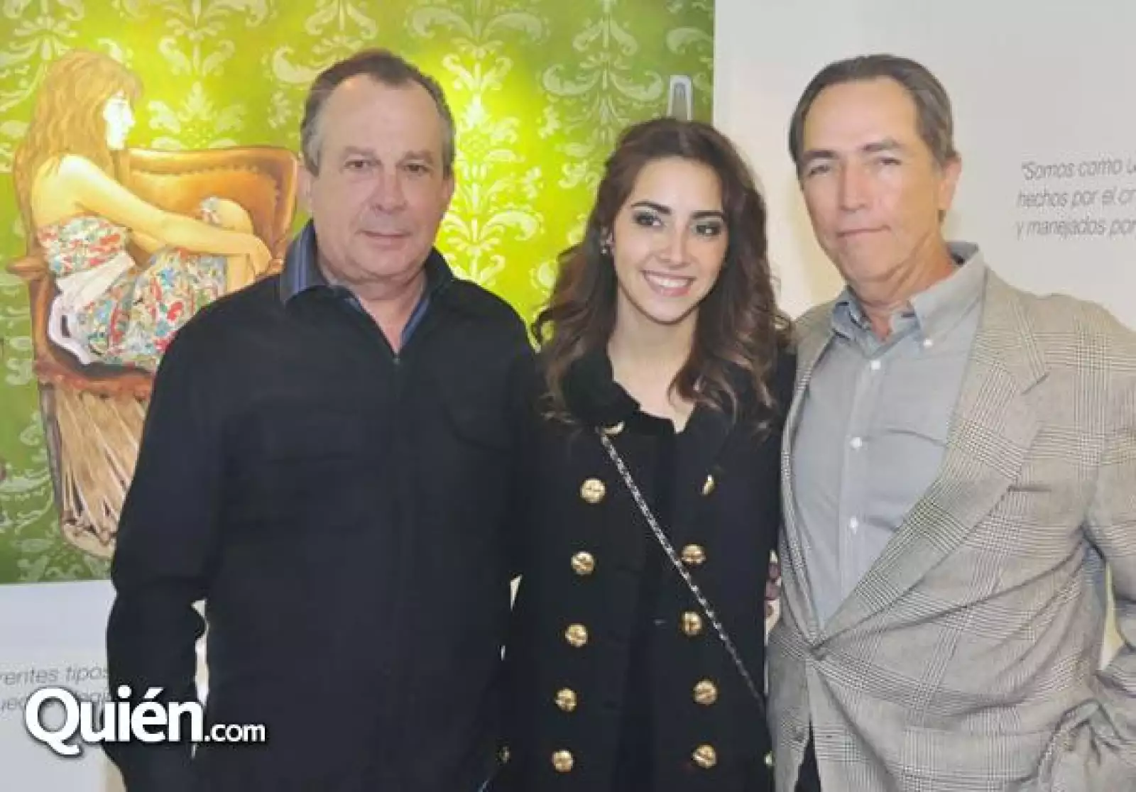 Mauricio Fernández,Ana G. Kane y Mauricio González