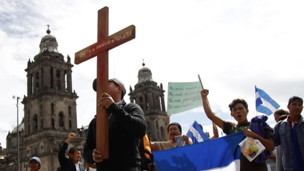 Migrantes caravana