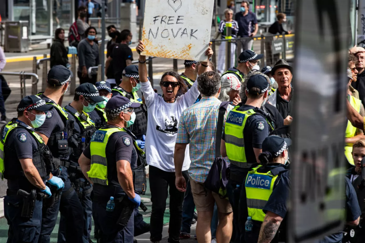 Novak Djokovic Remains In Melbourne Immigration Detention Awaiting Hearing Challenging His Deportation