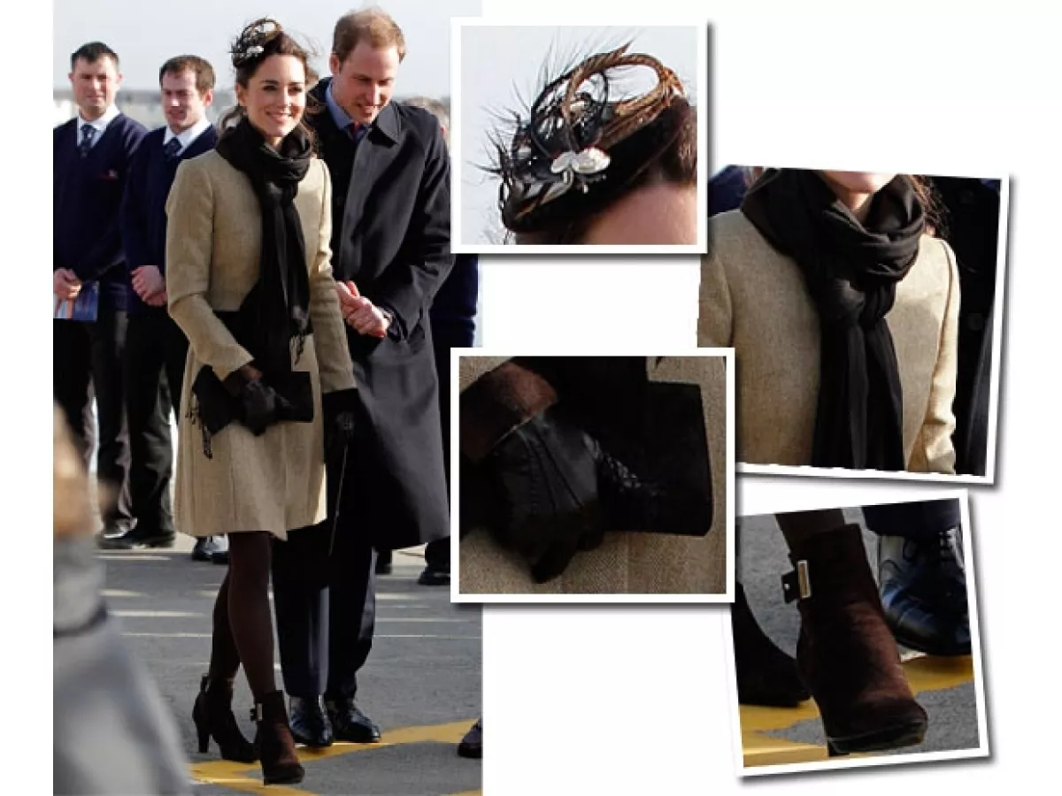 Kate siempre pone mucho cuidado en su arreglo personal.