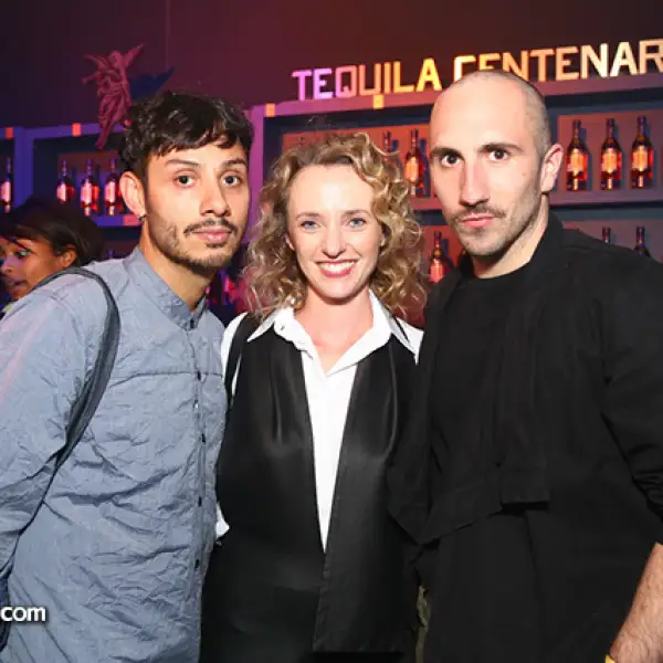 Gino Porting,Vanessa Guckel y Benjamin Larroque