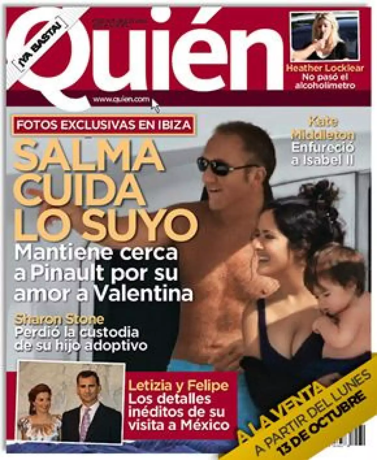 La pareja fue captada en un yate festejando el primer cumpleaños de su hija Valentina.