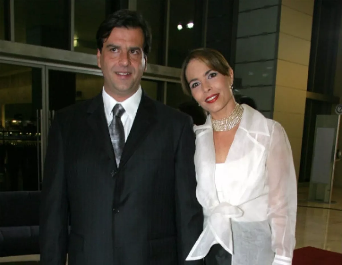 Mariana Levy junto a su ahora viudo José María en uno de sus últimos eventos públicos.