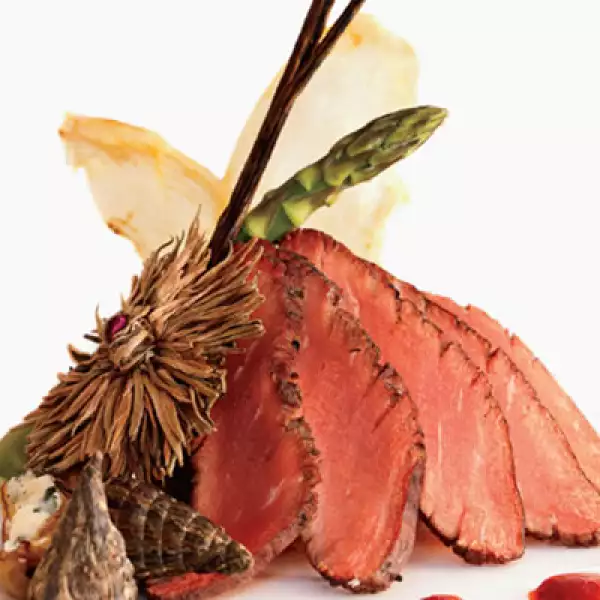 5.	Filete de res por Mauricio Navarro, chef del hotel Villa María Cristina, Guanajuato.