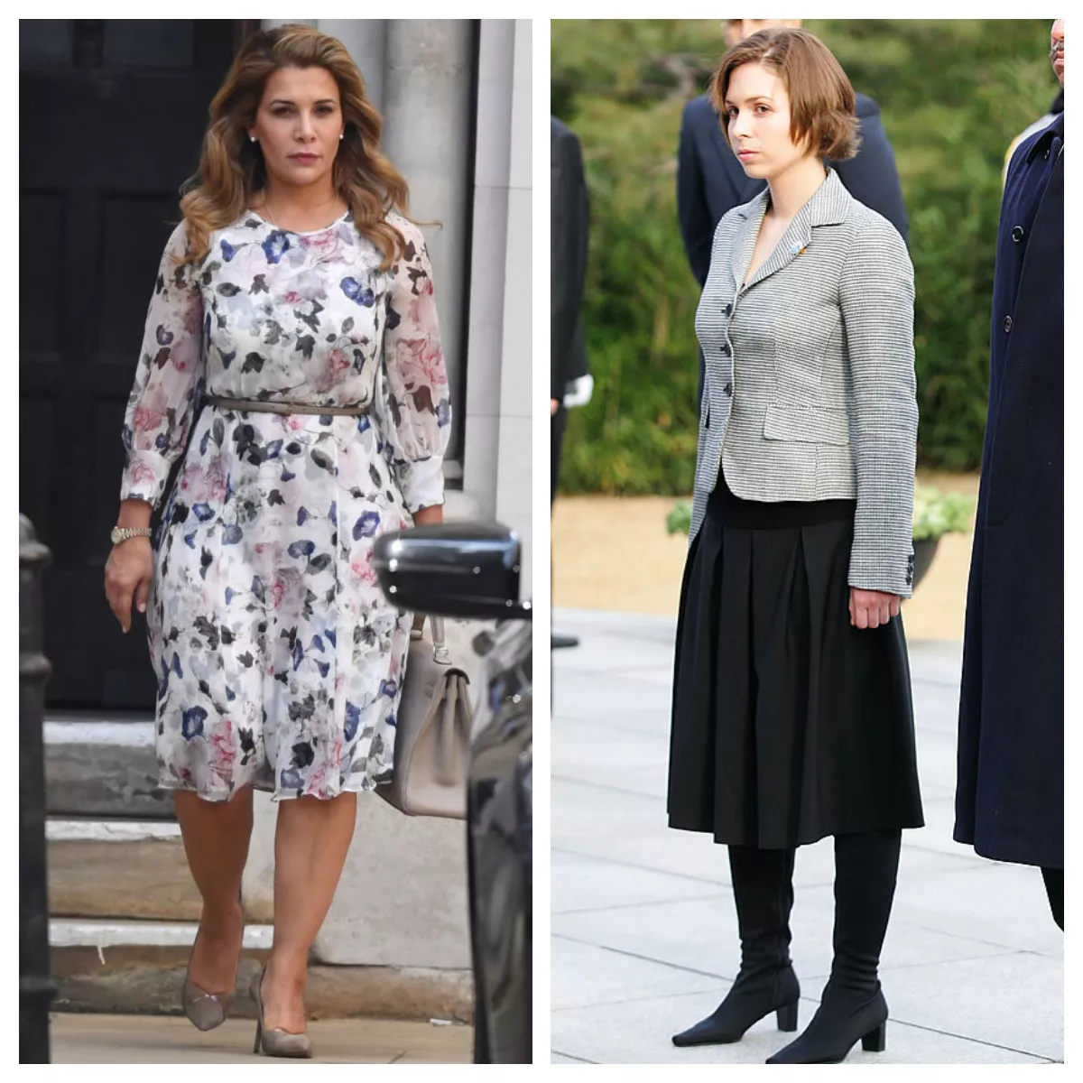 Princesa Haya de Jordania y princesa Raiyah Bin Al Hussein