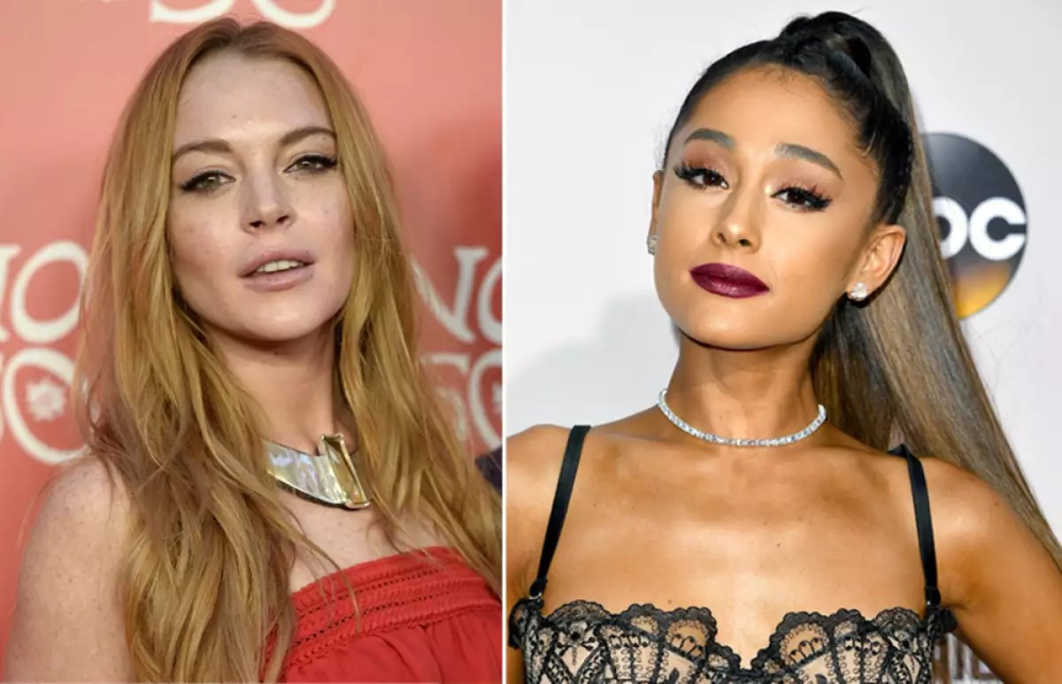 Lindsay Lohan y Ariana Grande
