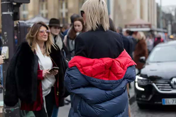 Street Style, Fall Winter 2018, Paris Fashion Week, France - 03 Mar 2018