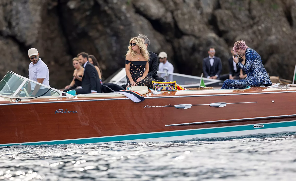 Preparativos de la boda de Kourtney Kardashian y Travis Barker en Portofino, Italia