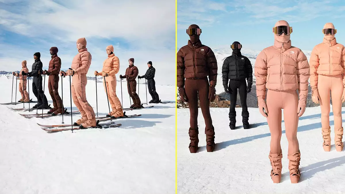 Skims x The North Face