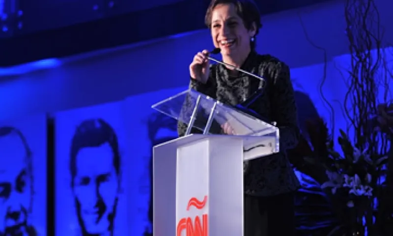 Carmen Aristegui acusó a la Canitec de defender los intereses de Televisa. (Foto: Víctor Abreu/Cortesía Quién)