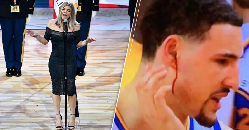 Fergie en el All-Star Game de NBA