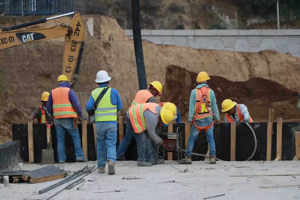 construcción trabajadores