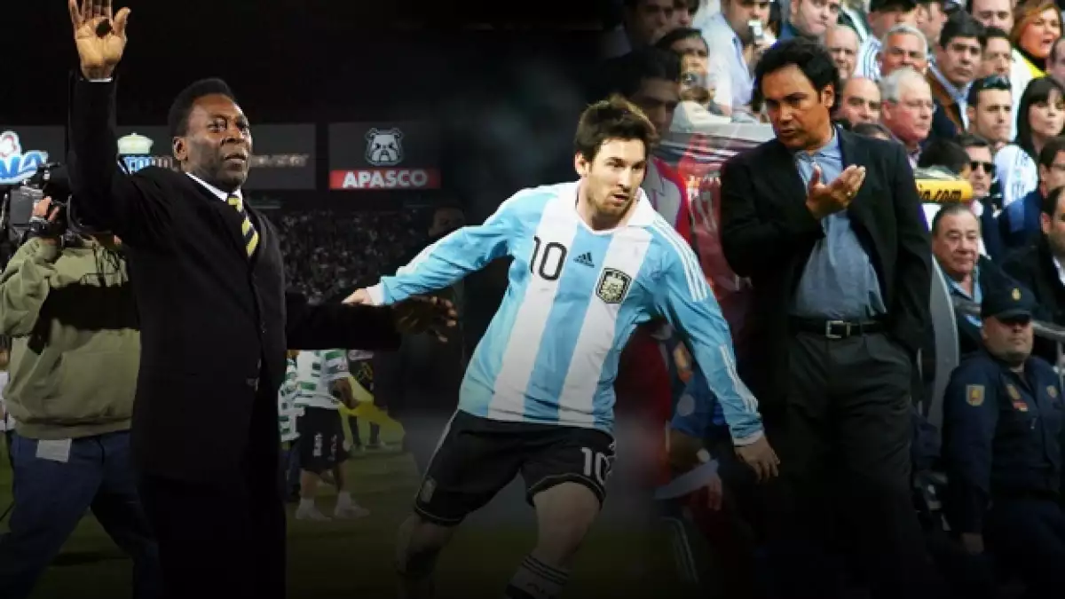 Messi, Hugo Sánchez y Pelé