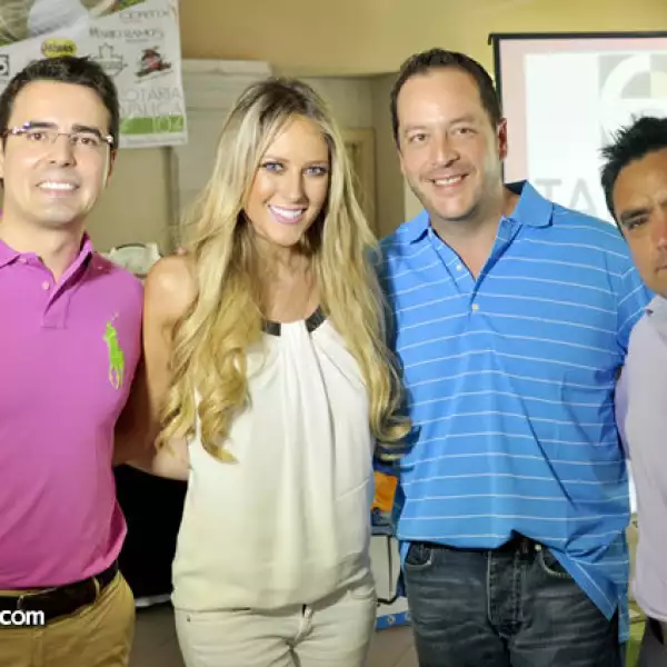 Marco Ferrara, Vanessa Huppenkothen, Clicerio González y Sergio Elías Gutiérrez