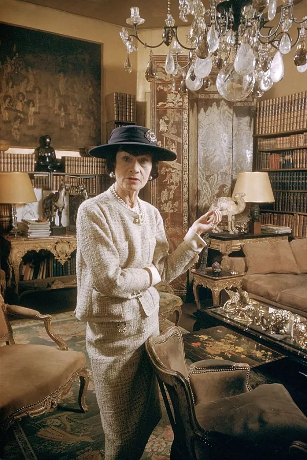 Coco Chanel In Paris, France In 1959 -