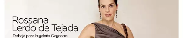 ROSSANA LERDO DE TEJADA. Trabaja para la galería Gagosian.