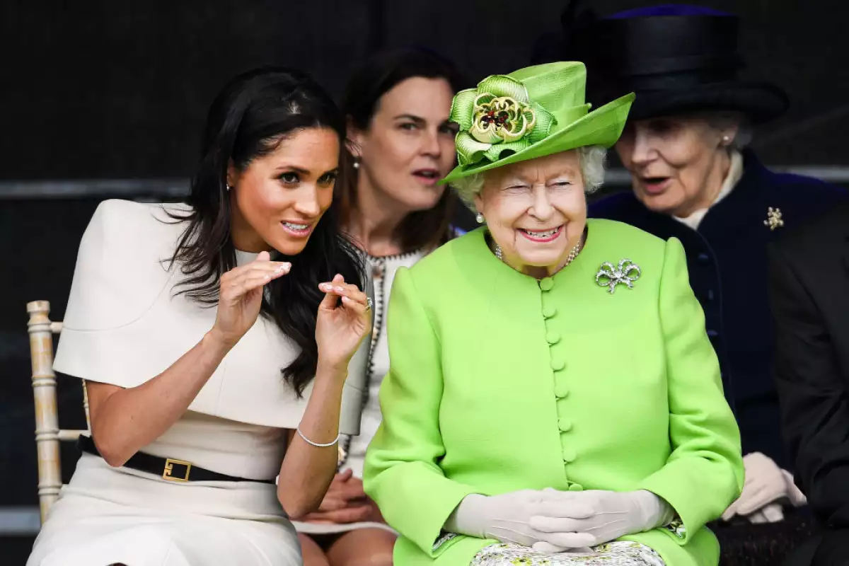 Meghan Markle y la Reina Isabel