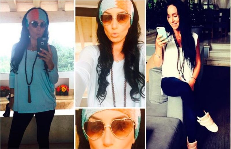 Los accesorios son la clave de sus exitosos looks.