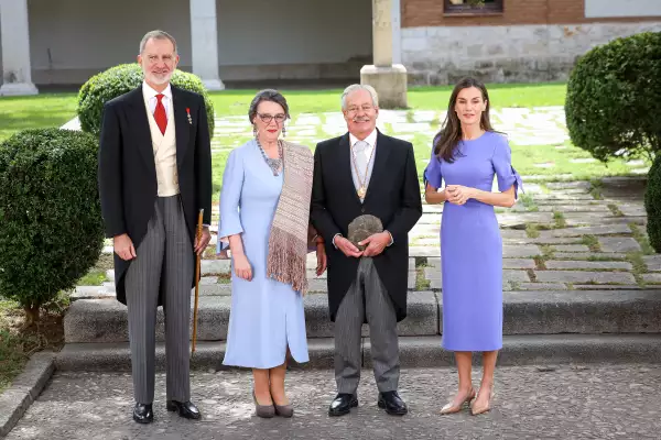 Spanish Royals Deliver "Miguel De Cervantes" Literature Award To Gonzalo Celorio