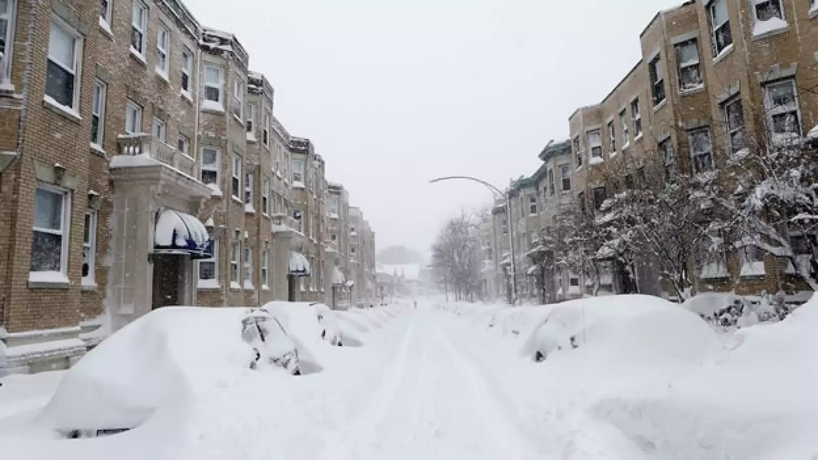 Nevadas en el noreste de EU