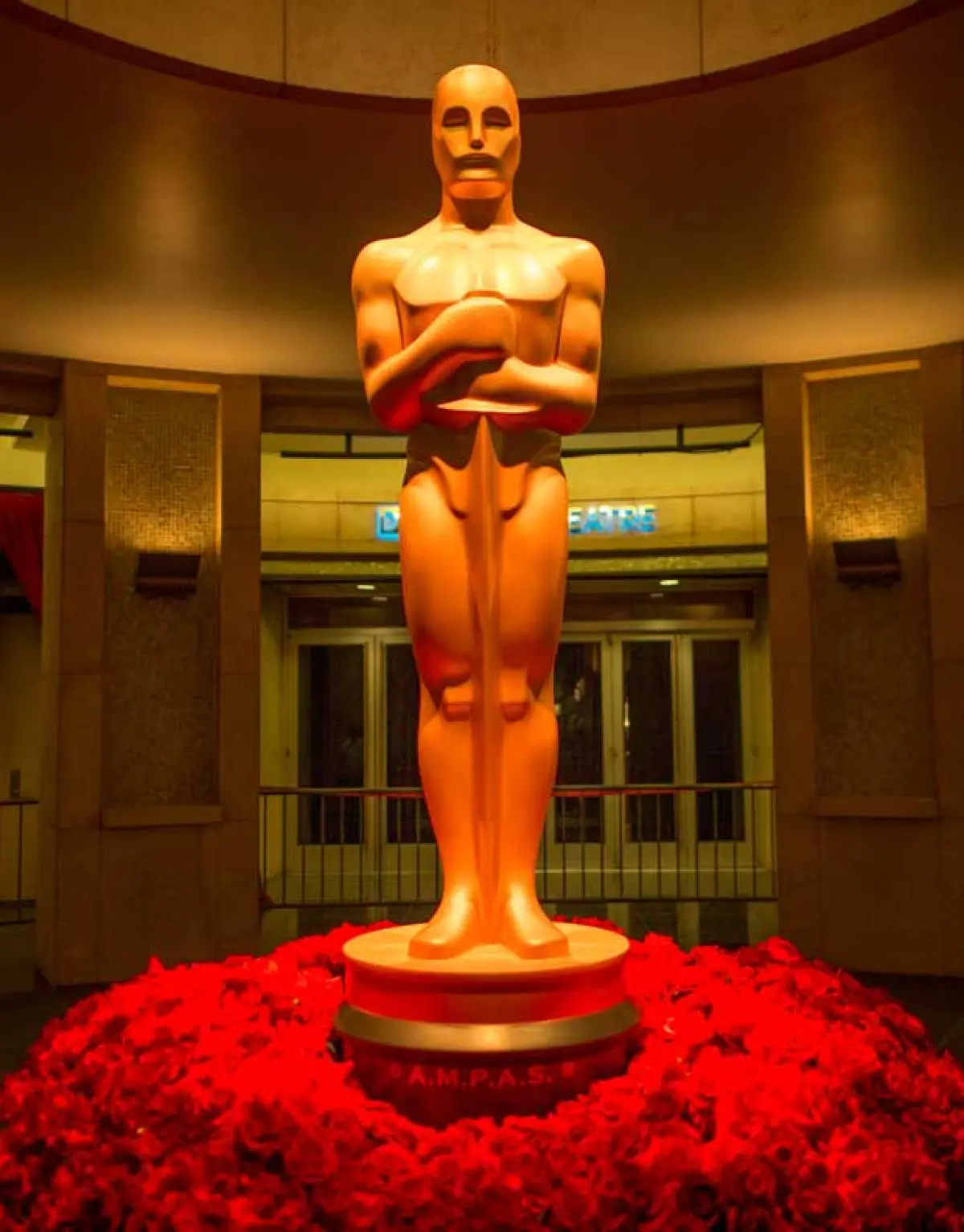 Algunos de los aspectos de anoche en la preparación para los Oscar.
