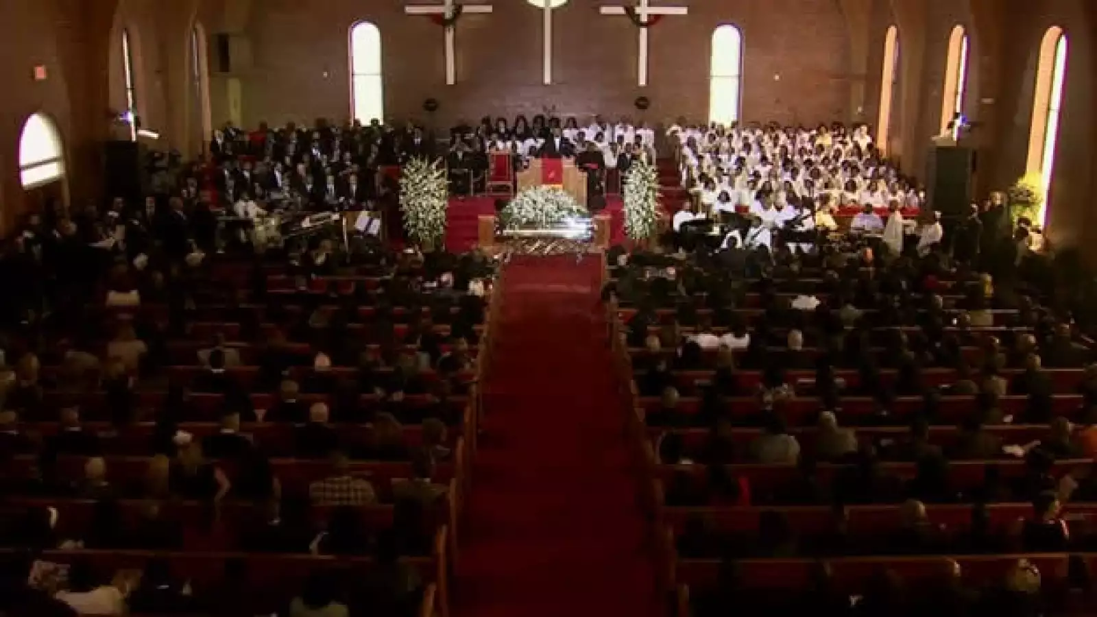 funeral de whitney houston