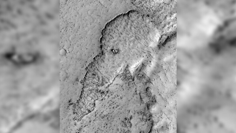 elefante en la superficie de marte