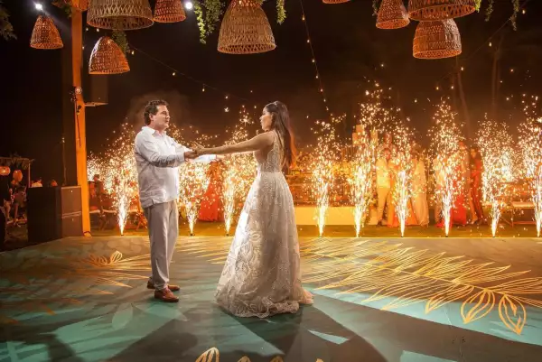 América Guinart y Álvaro Favier