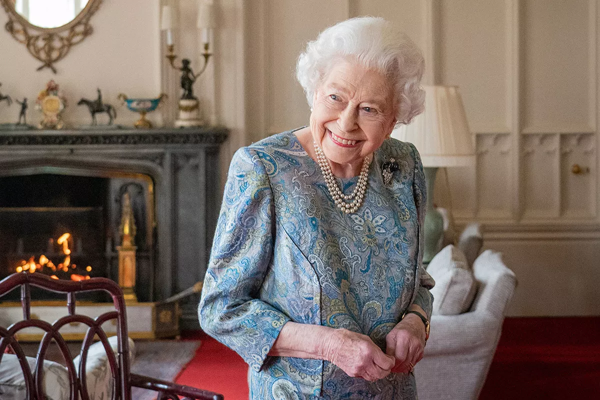President of Switzerland Meets Queen Elizabeth II