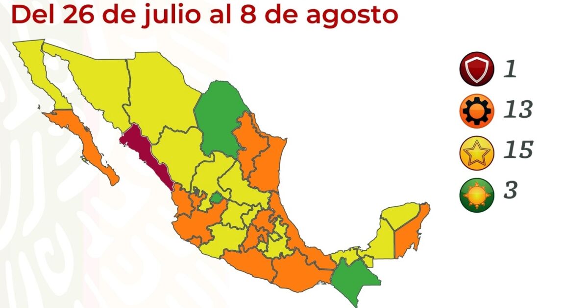 mapa covid en mexico asi va la tercera ola en la republica mexicana