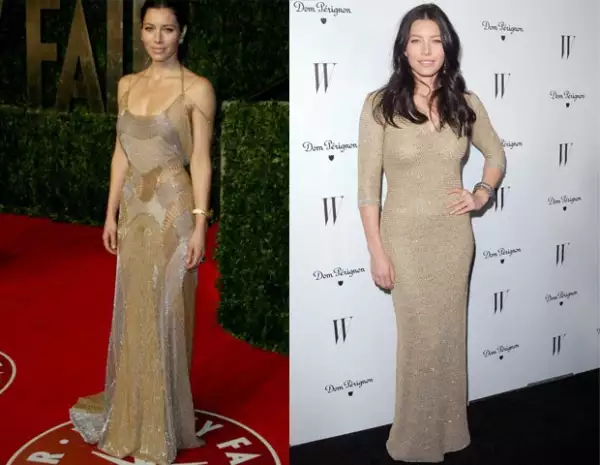 Jessica Biel antes y después.