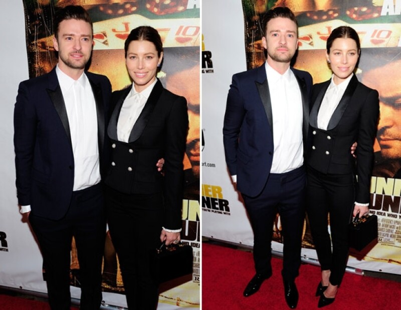 La pareja acudió a la premiere de la película “Runner Runner” del también cantante, en Las Vegas donde vistieron outfits muy similares. Por cierto, ésta no es la primera vez que Justin hace eso.