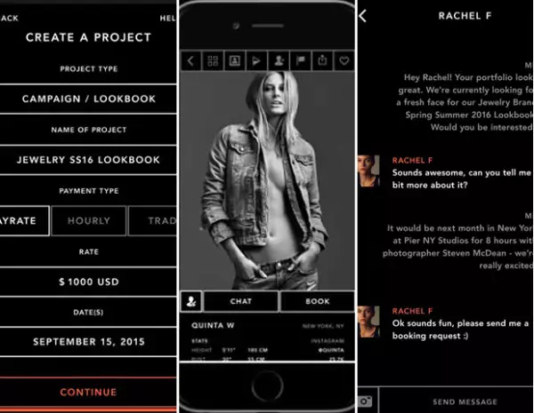 Swipecast, Uber para modelos y productores de moda.
