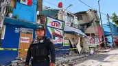 Diversas casas aledañas resultaron con daños severos tas la explosión, del día de ayer, por acumulación de gas debido a una supuesta fuga en un local de tacos, ubicado en la lateral de Alta Tensión colonia Minas de Cristo Rey, alcaldía Álvaro Obregón.