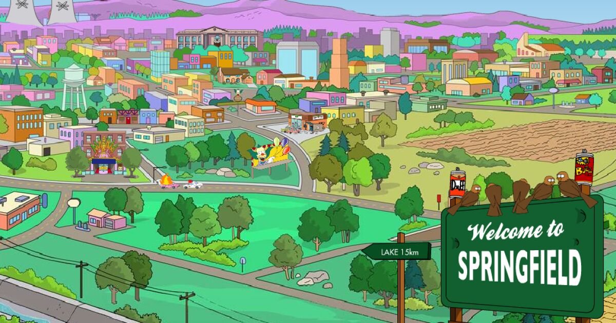 Crearán un mini Springfield en la Ciudad de México