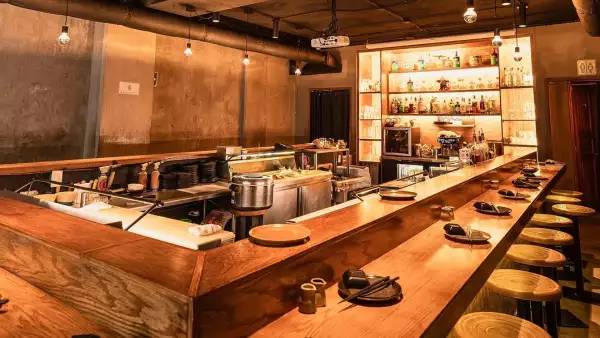 Foto del interior del restaurante San-to en la calle Colima de la colonia Roma.