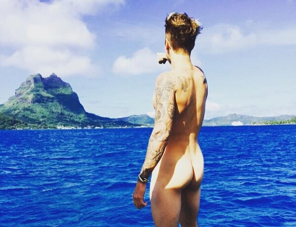 Esta foto fue la que subió el cantante a su cuenta de Instagram...luego la borró.